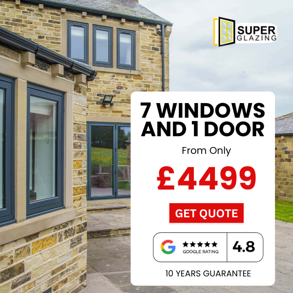 7 WINDOWS 1 DOOR